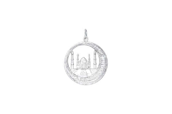 Серебряная мусульманская подвеска «Мечеть» Соколов