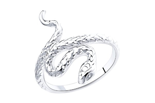Кольцо из серебра Соколов
