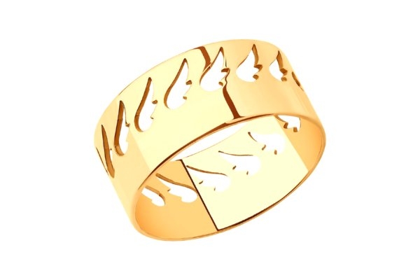 Кольцо из золота Соколов 