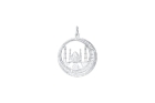 Серебряная мусульманская подвеска «Мечеть» Соколов